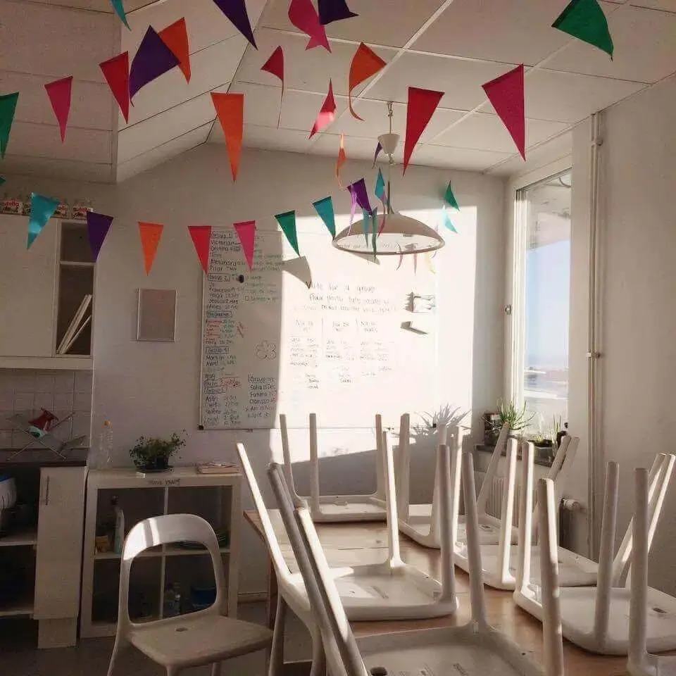 Photo of a Swedish cafe